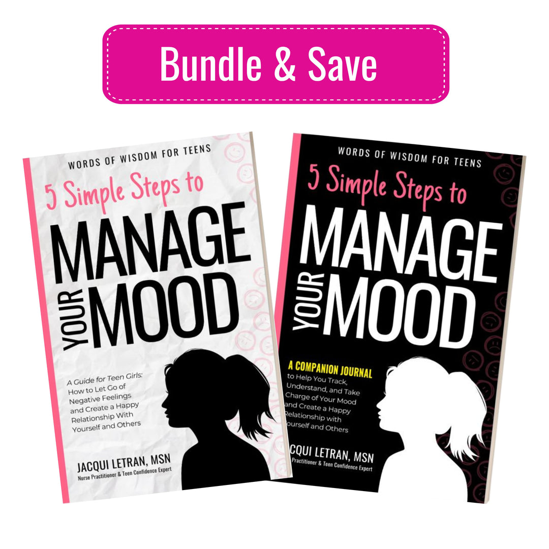5 simple steps to manage your mood book and journal bundle for teen girls