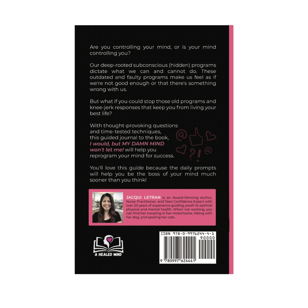 Close-up of the Teen Girls: Damn Mind Book and Journal bundle showing textured paper covers and colorful decorative edges