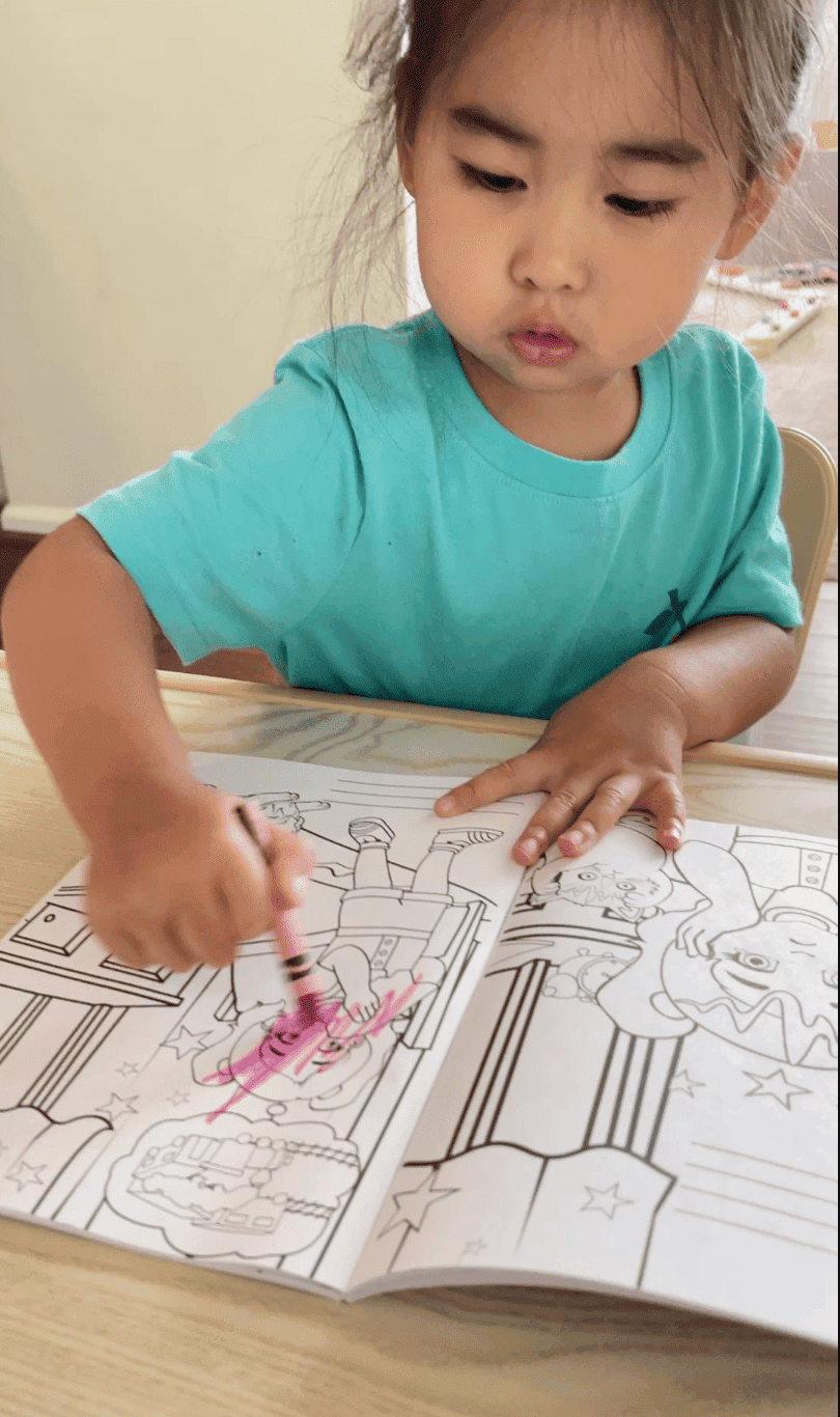 Close-up of the textured kraft paper cover with "Create Your Own Gratitude Story" embossed in gold foil lettering