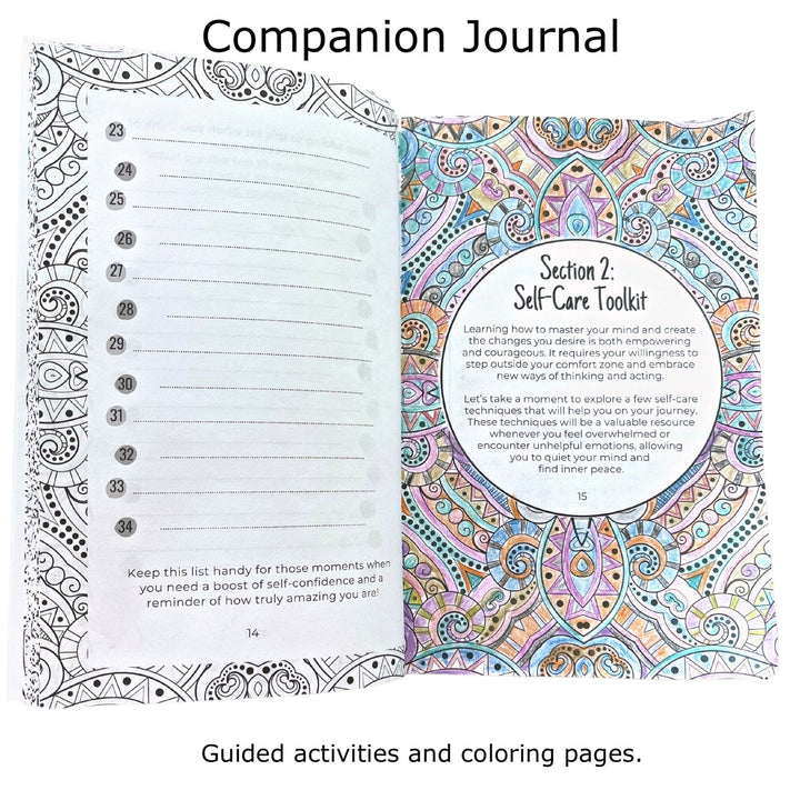 Spiral binding edge with visible perforations and textured covers, showing the journal’s durable construction from a