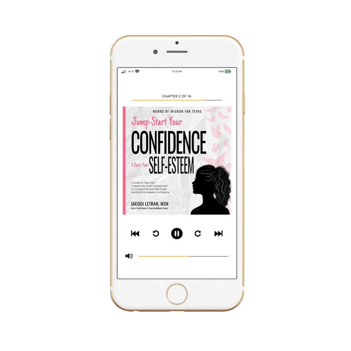 Audiobook cover for Girls: Jump-Start Your Confidence by Jacqui Letran, digital audio format, compatible with all devices