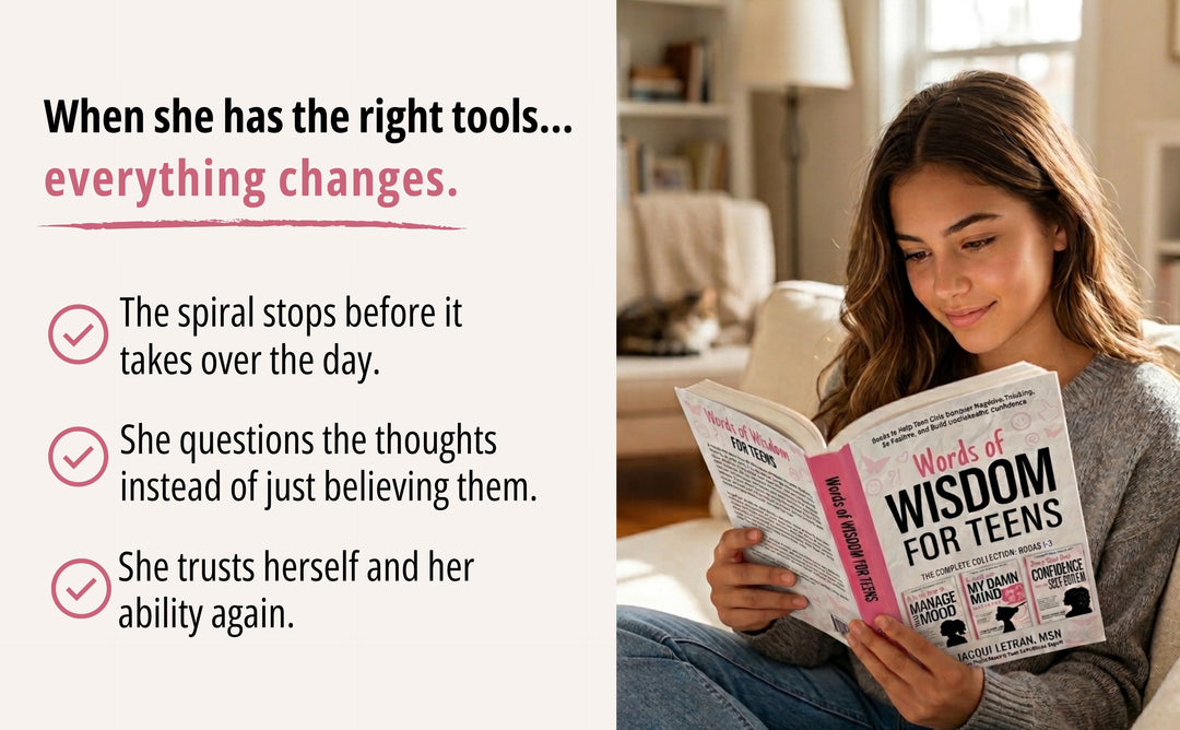 Mega Confidence Bundle for TEEN GIRLS (All 3 Books Printed as 1 + 3 Journals)
