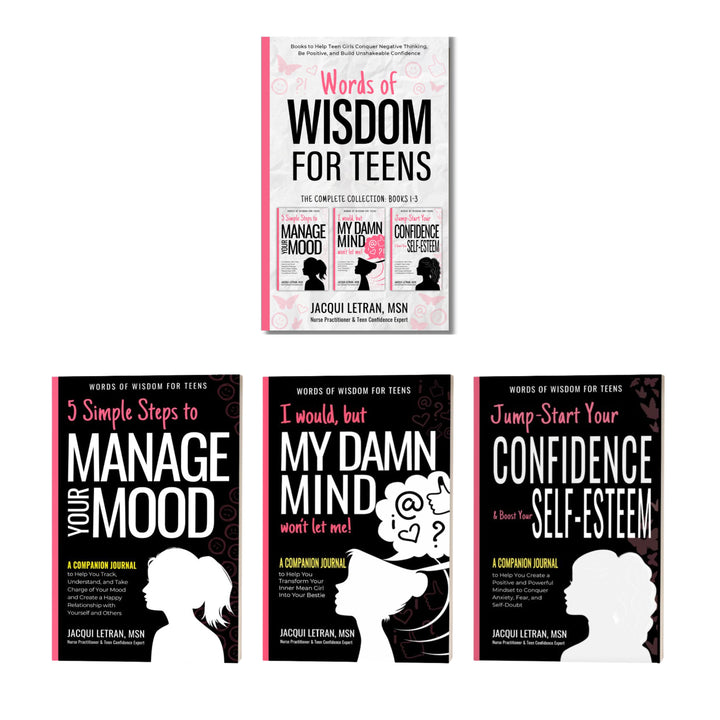 words of wisdom 3 in 1 book plus 3 companion journals for teen girls by jacqui letran
