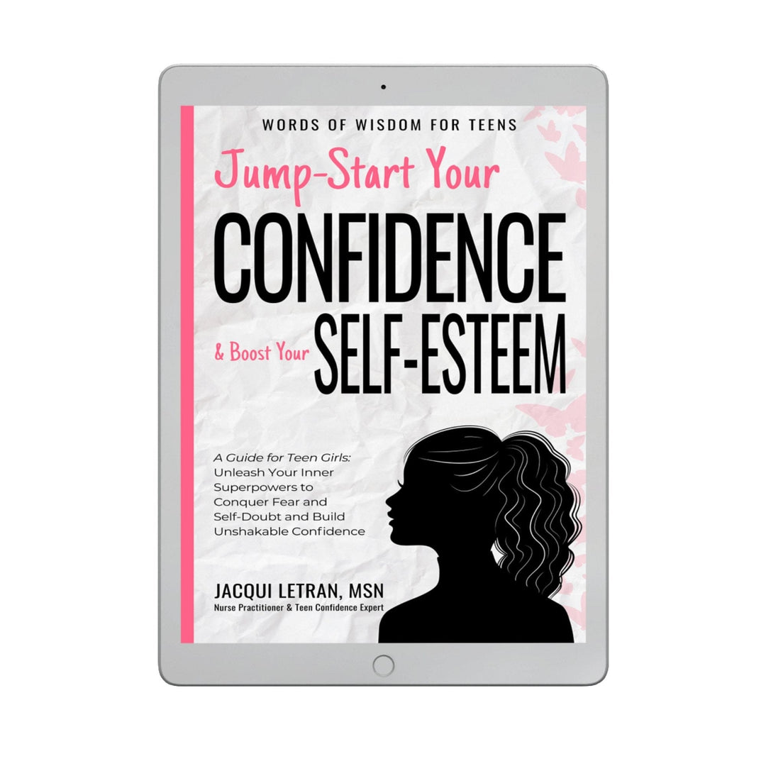 Ebook cover image titled Jump-Start Your Confidence & Boost Your Self-Esteem 