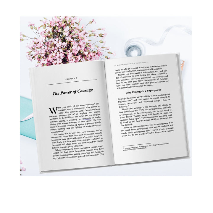 Close-up of the bundle’s front cover featuring bold purple and teal title text with smiling teen girl illustration on a