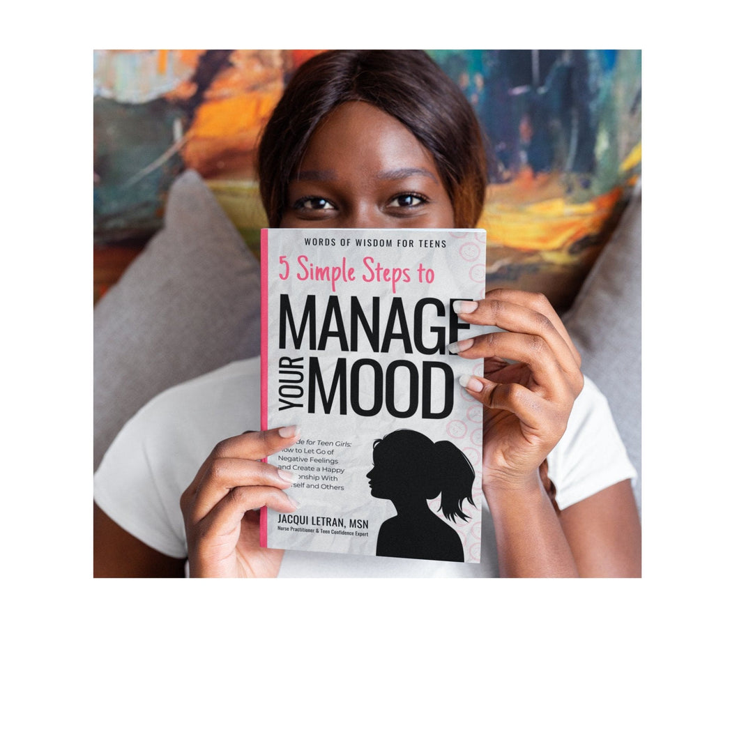 Close-up of the paperback book spine showcasing vibrant teal cover with bold black title text and textured matte finish